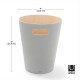 UMBRA Кошче за боклук “Woodrow“ 7,5 л. - цвят сив