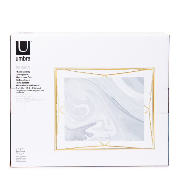 UMBRA Рамка за снимки “PRISMA“ - цвят месинг - 20х25см
