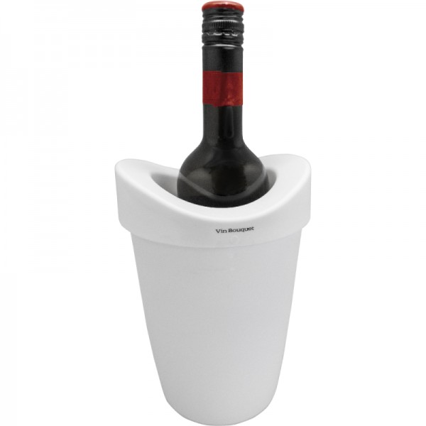 Vin Bouquet Охладител за 1 бутилка с гел - бял