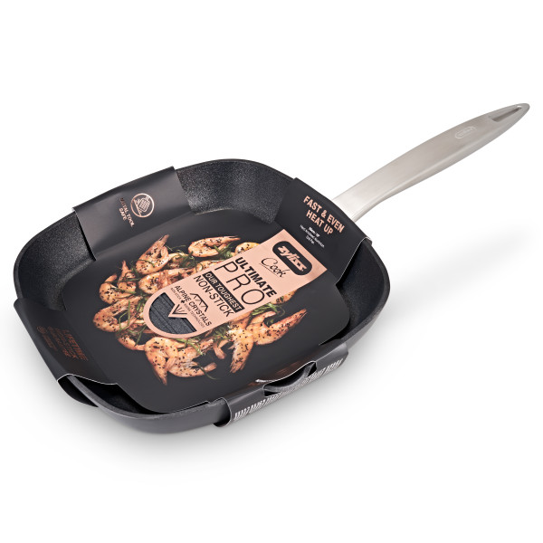 ZYLISS COOK ULTIMATE PRO - Индукционен грил тиган - 26х26 см.