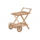 4LIVING Количка за сервиране от тиково дърво