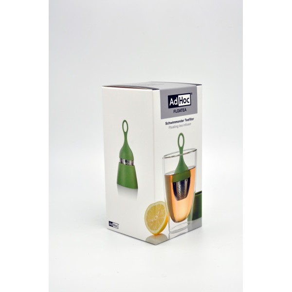 AdHoc Плаващ прибор за чай FLOATEA - зелен