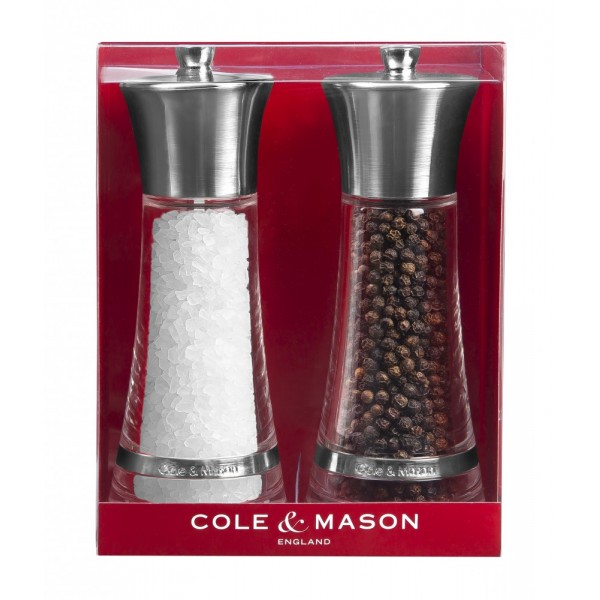 COLE&MASON Комплект мелнички за сол и пипер “MONACO“ - 17,5 см.