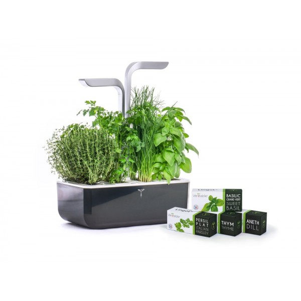 VERITABLE Домашна градина SMART VÉRITABLE® GARDEN - цвят черен/инокс