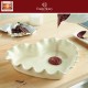 EMILE HENRY Керамична форма за тарт (сърце) "RUFFLED HEART DISH" - 33 х 29 см - цвят екрю