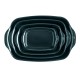EMILE HENRY Керамична тава "RECTANGULAR OVEN DISH"- 36,5 х 23,5 см - цвят тъмнозелен