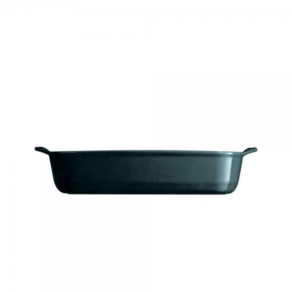 EMILE HENRY Керамична тава "RECTANGULAR OVEN DISH"- 36,5 х 23,5 см - цвят тъмнозелен