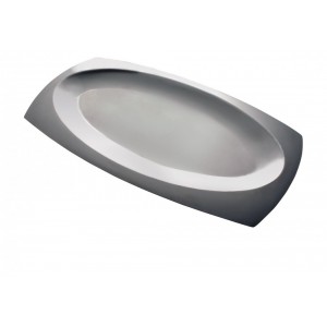 HERDMAR Плато за сервиране - стомана 18/10 - 45 x 25см