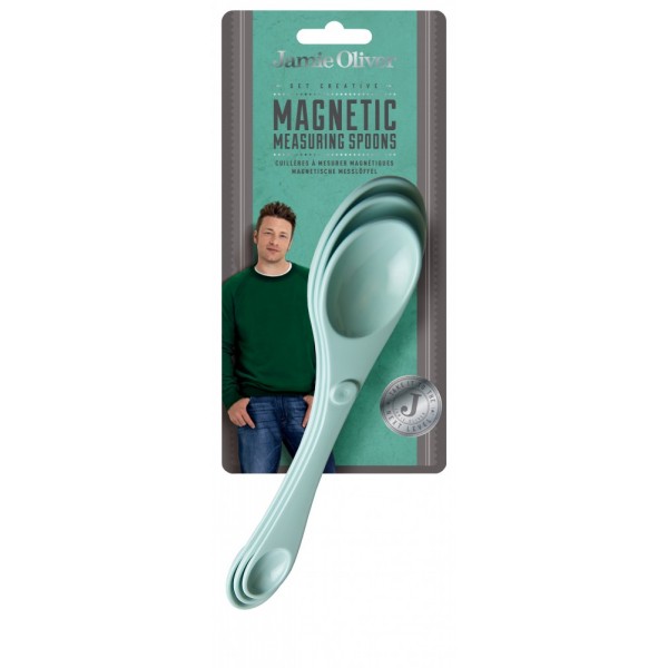 JAMIE OLIVER Комплект мерителни лъжички 3 бр - магнитни, светло сини