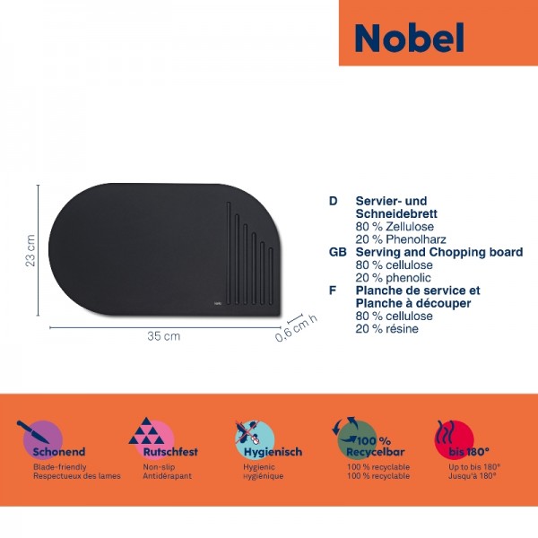KELA Дъска за рязане и сервиране “Nobel“ - 42 x 24 см.