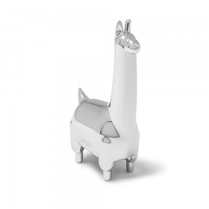 UMBRA Поставка за пръстени “ZOOLA LLAMA“ - лама - цвят хром