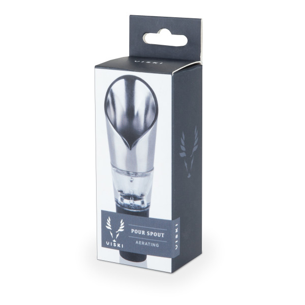 VISKI Аератор / наливник за вино “Aerating Silver“
