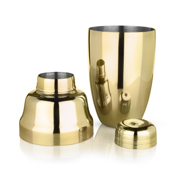 VISKI Шейкър за коктейли “HeavyWeight - Gold“ - 500мл.
