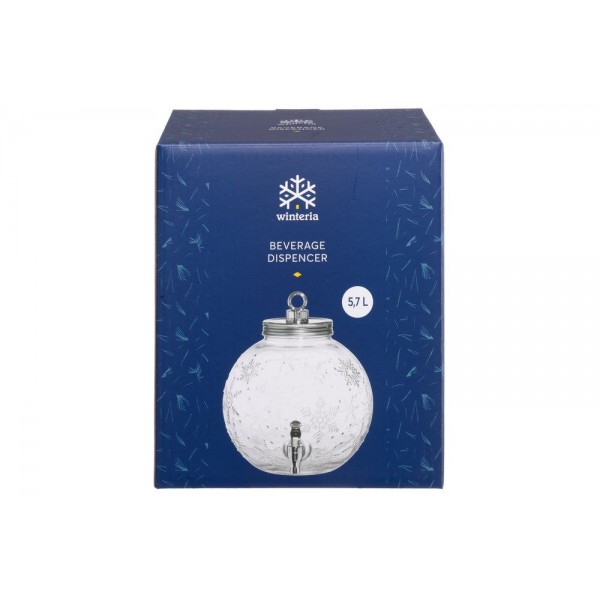 WINTERIA Коледен диспенсър за напитки - 5,7 л.