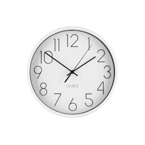 4LIVING Часовник за стена “Hour“ - цвят бял - Ø 25 см.