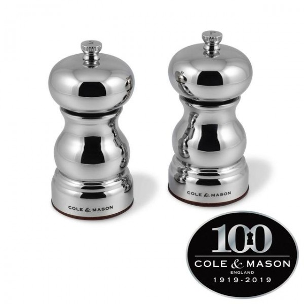 COLE&MASON Комплект мелници за сол и пипер “KNIGHTSBRIDGE CENTENARY“