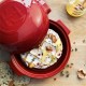 EMILE HENRY Керамична форма за печене с капак "CHEESE BAKER" - Ø 19,5 см - цвят червен