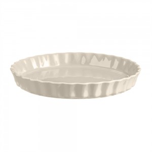 EMILE HENRY Керамична форма за тарт Ø 29,5 см "TART DISH"- цвят екрю
