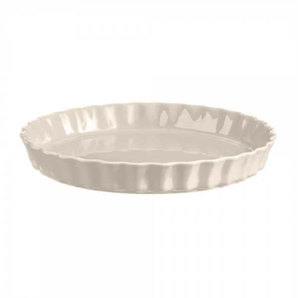 EMILE HENRY Керамична форма за тарт Ø 29,5 см "TART DISH"- цвят екрю