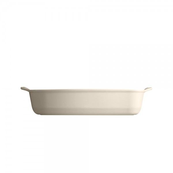 EMILE HENRY Керамична тава "RECTANGULAR OVEN DISH"- 36,5 х 23,5 см - цвят екрю