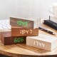 GINGKO Часовник с будилник “Flip Cilck Clock“ - черен