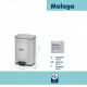 KELA Кош за отпадъци с педал - Malaga - светло сив - 5 л.