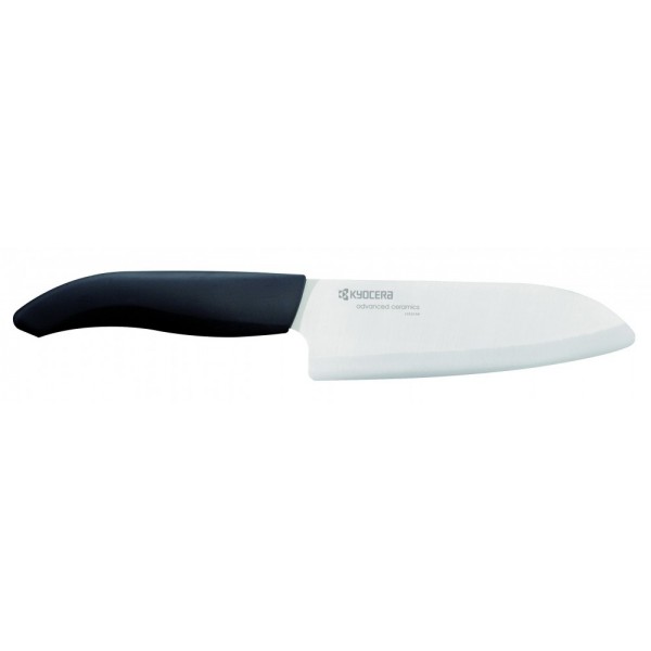 KYOCERA Комплект от 4 бр.керамични ножове ( бяло острие / черна дръжка) + бамбуков блок