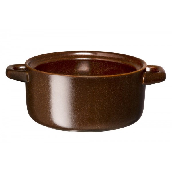 MAKU Камениновo гювече с капак “Brown Edition“ - Ø 12см.