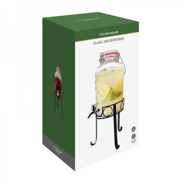 Vin Bouquet Диспенсър за течности 3 л. с кранче и стойка