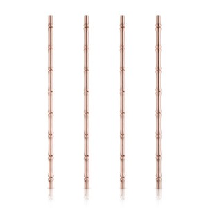 VISKI Коктейлни сламки “Bamboo Copper“ - 4бр.