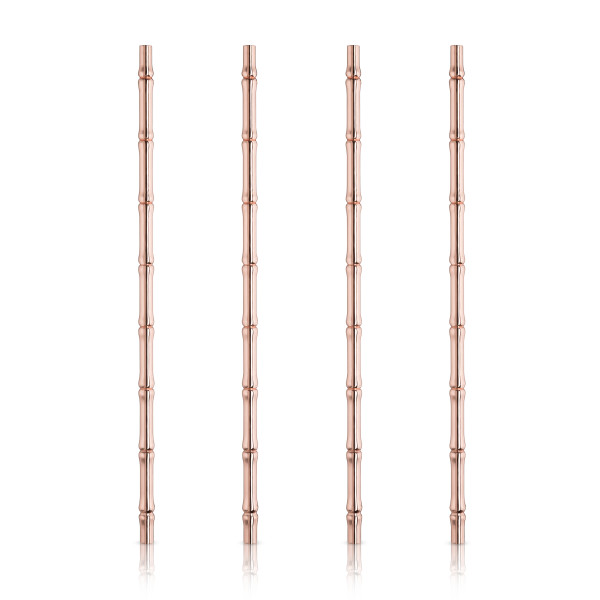 VISKI Коктейлни сламки “Bamboo Copper“ - 4бр.