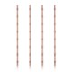 VISKI Коктейлни сламки “Bamboo Copper“ - 4бр.