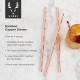 VISKI Коктейлни сламки “Bamboo Copper“ - 4бр.