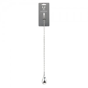 VISKI Лъжица за коктейли “Weighted - Silver“ - 40см.