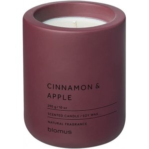 BLOMUS Ароматна свещ FRAGA размер L - аромат Cinnamon & Apple - цвят Port