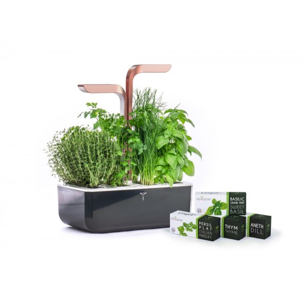 VERITABLE Домашна градина SMART VÉRITABLE® GARDEN - цвят черен/мед
