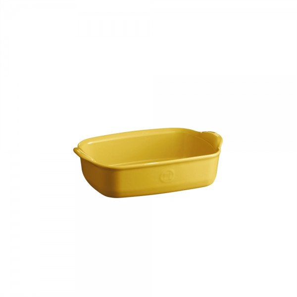 EMILE HENRY Керамична тава "INDIVIDUAL OVEN DISH"- 22х15см - цвят жълт