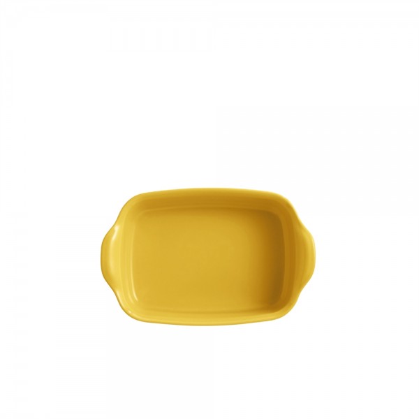 EMILE HENRY Керамична тава "INDIVIDUAL OVEN DISH"- 22х15см - цвят жълт