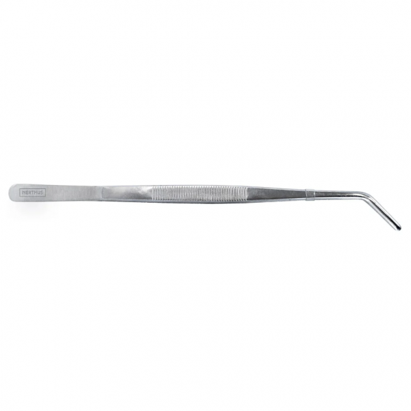 Nerthus Извити стоманени кухненски пинсети - 30 см.