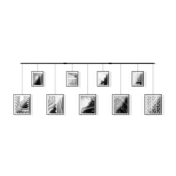 UMBRA Фотодисплей за стена “EXHIBIT" за 9 снимки - черен цвят