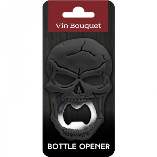 Vin Bouquet Отварачка за бутилки ЧЕРЕП - черна