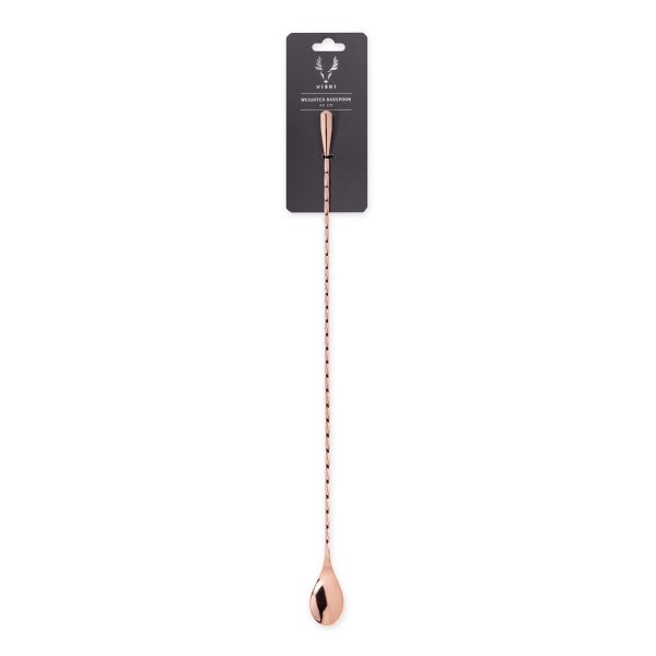 VISKI Лъжица за коктейли “Weighted - Copper“ - 40см.