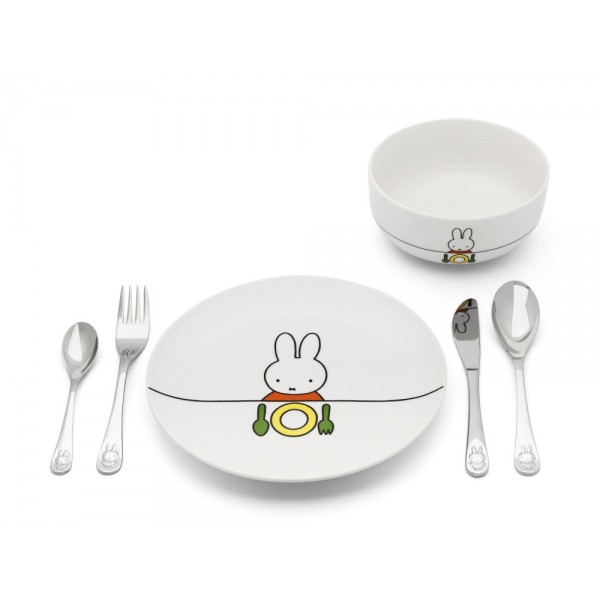 ZILVERSTAD Детски комплект за хранене “Miffy“ - 6 части