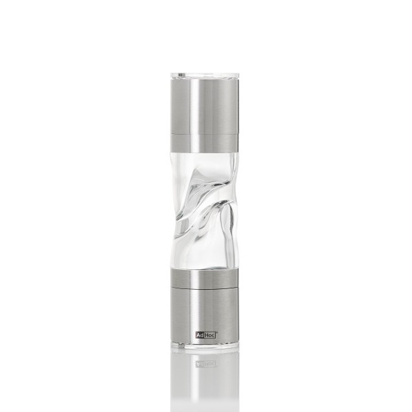 AdHoc Двойна малка мелничка за сол и пипер DuoMill - 15 см. - стомана