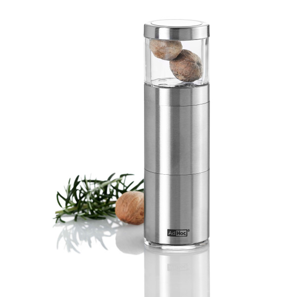 AdHoc Мелничка за индийско орехче Muskatino - 12,5 см. - стомана