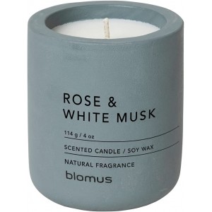 BLOMUS Ароматна свещ FRAGA, размер S - аромат Rose & White Musk - цвят FlintStone