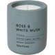 BLOMUS Ароматна свещ FRAGA, размер S - аромат Rose & White Musk - цвят FlintStone