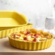 EMILE HENRY Керамична форма за тарт Ø 24 см "DEEP FLAN DISH"- цвят екрю