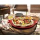 EMILE HENRY Керамична плоча за пица "SMOOTH PIZZA STONE" - Ø 36,5 см - цвят червен