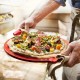 EMILE HENRY Керамична плоча за пица "SMOOTH PIZZA STONE" - Ø 36,5 см - цвят червен